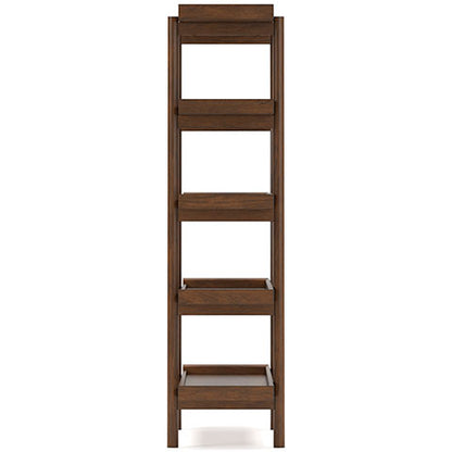 Lyncott Brown 70" Bookcase