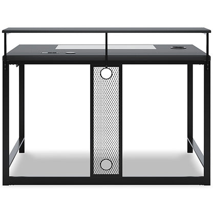 Lynxtyn Black Home Office Desk