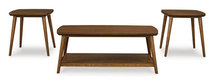 Lyncott Brown Coffee and End Tables