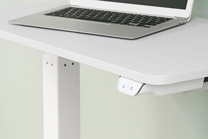 Lynxtyn White Adjustable Height Side Desk