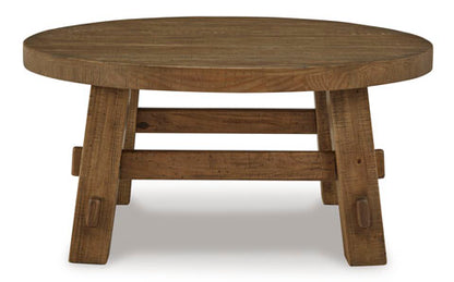 Mackifeld Warm Brown Cocktail Table