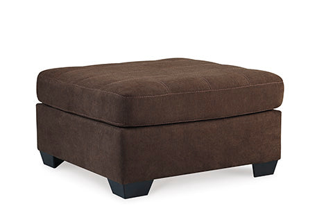 Maier Walnut Oversized Accent Ottoman