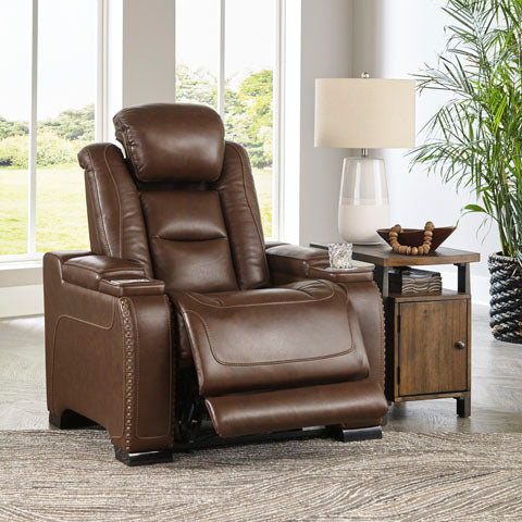 The Man-Den Brown Power Recliner