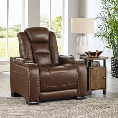 The Man-Den Brown Power Recliner