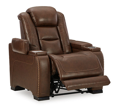 The Man-Den Brown Power Recliner