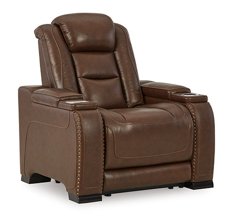 The Man-Den Brown Power Recliner