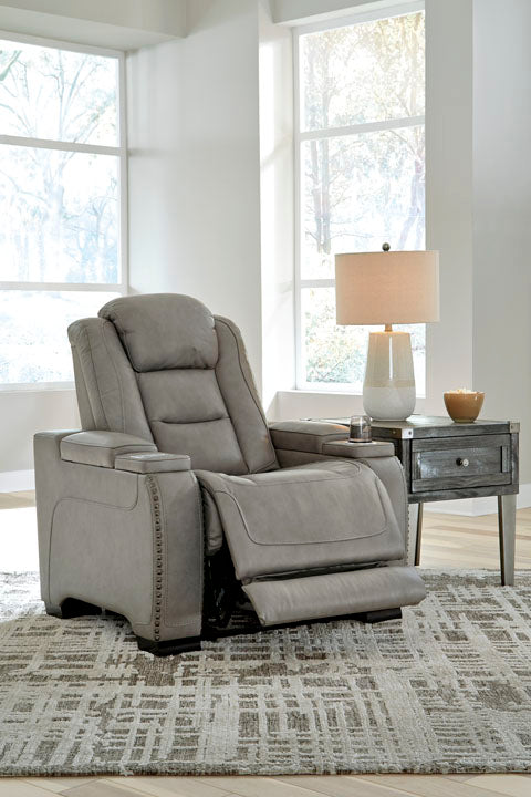 The Man-Den Gray Power Recliner