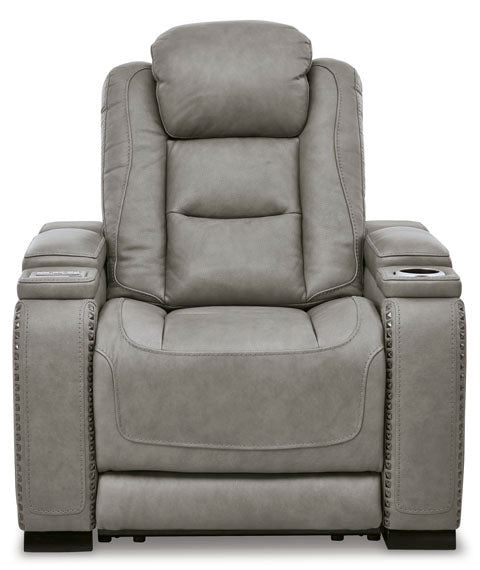 The Man-Den Gray Power Recliner