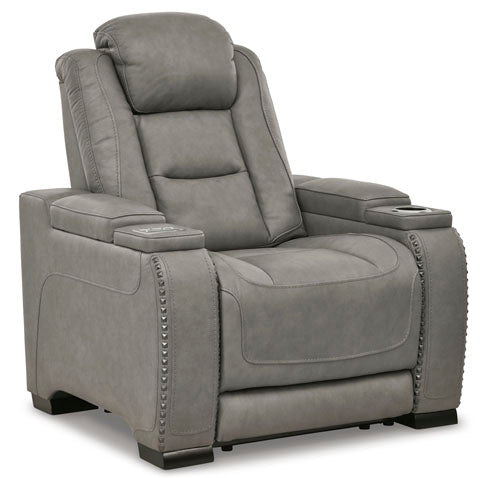 The Man-Den Gray Power Recliner