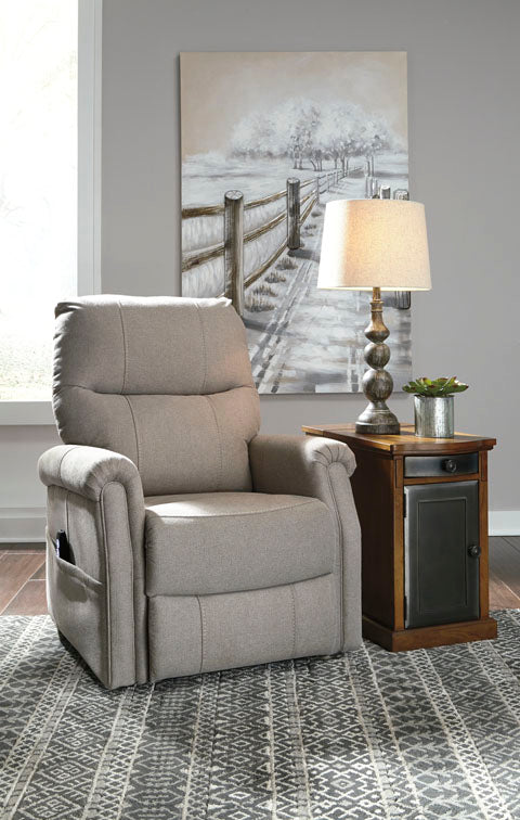 Markridge Gray Power Lift Recliner