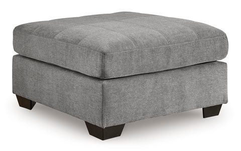 Marleton Gray Oversized Accent Ottoman