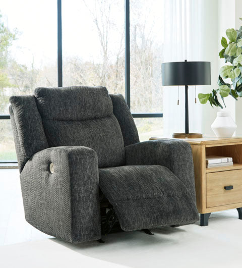 Martinglenn Ebony Power Recliner