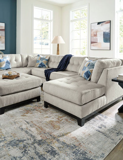 Maxon Place Stone 3-Piece Sectional with Chaise