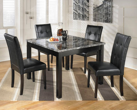 Maysville Black 5-pc Counter Height Dining Table Set