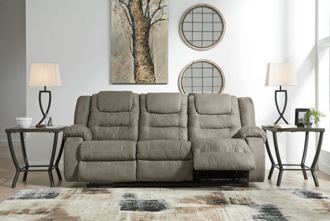 McCade Cobblestone Reclining Sofa