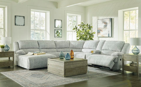 McClelland 5-Piece Reclining Sectional with Chaise