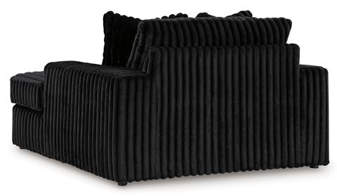 Midnight-Madness Onyx Oversized Chaise