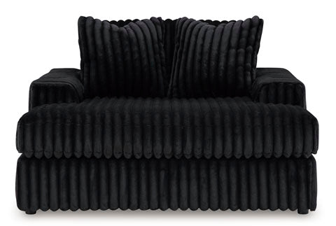 Midnight-Madness Onyx Oversized Chaise