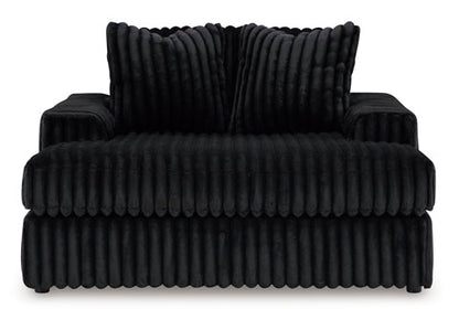 Midnight-Madness Onyx Oversized Chaise