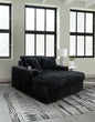 Midnight-Madness Onyx Oversized Chaise