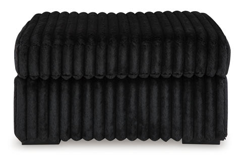 Midnight-Madness Onyx Oversized Accent Ottoman