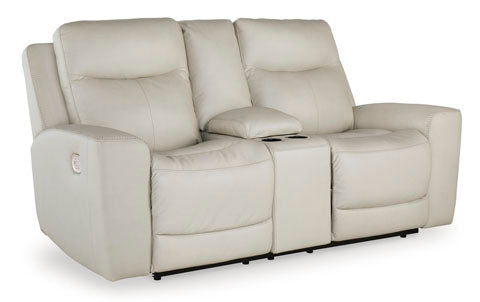 Mindanao Coconut Power Reclining Loveseat with Console