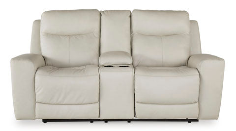 Mindanao Coconut Power Reclining Loveseat with Console