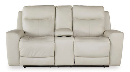 Mindanao Coconut Power Reclining Loveseat with Console