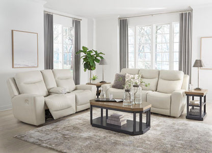 Mindanao Coconut Power Reclining Sofa and Loveseat Set