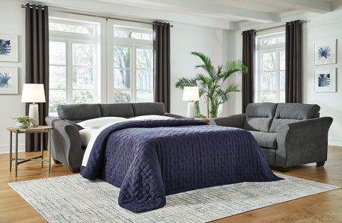 Miravel Gunmetal Queen Sofa Sleeper