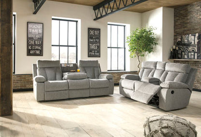 Mitchiner Fog Reclining Sofa and Loveseat Set
