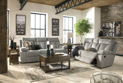 Mitchiner Fog Reclining Sofa and Loveseat Set