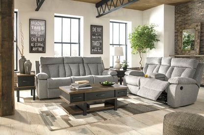 Mitchiner Fog Reclining Sofa and Loveseat Set