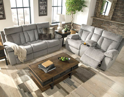 Mitchiner Fog Reclining Sofa and Loveseat Set