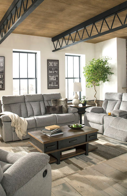 Mitchiner Fog Reclining Sofa and Loveseat Set
