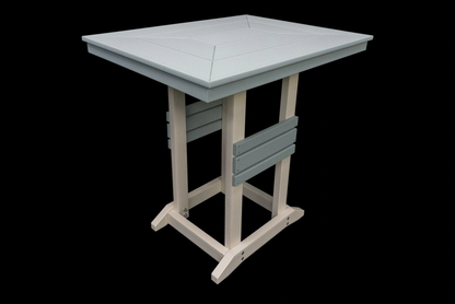 Square HDPE Mitered Table Set by Phoenix Outdoors
