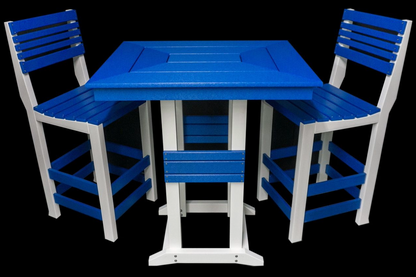 Square HDPE Mitered Table Set by Phoenix Outdoors