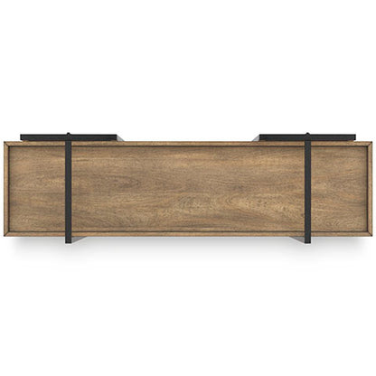 Montia Light Brown 76" Bookcase