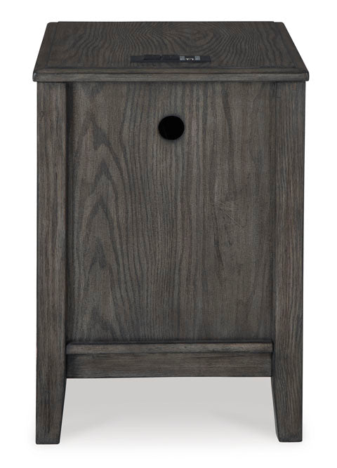 Montillan grayish Brown Chairside End Table