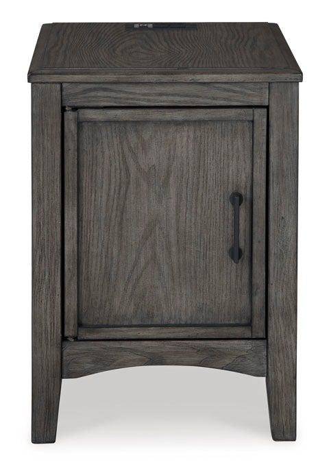 Montillan grayish Brown Chairside End Table