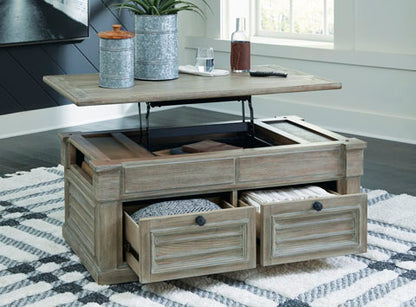 Moreshire Bisque Lift-Top Coffee Table
