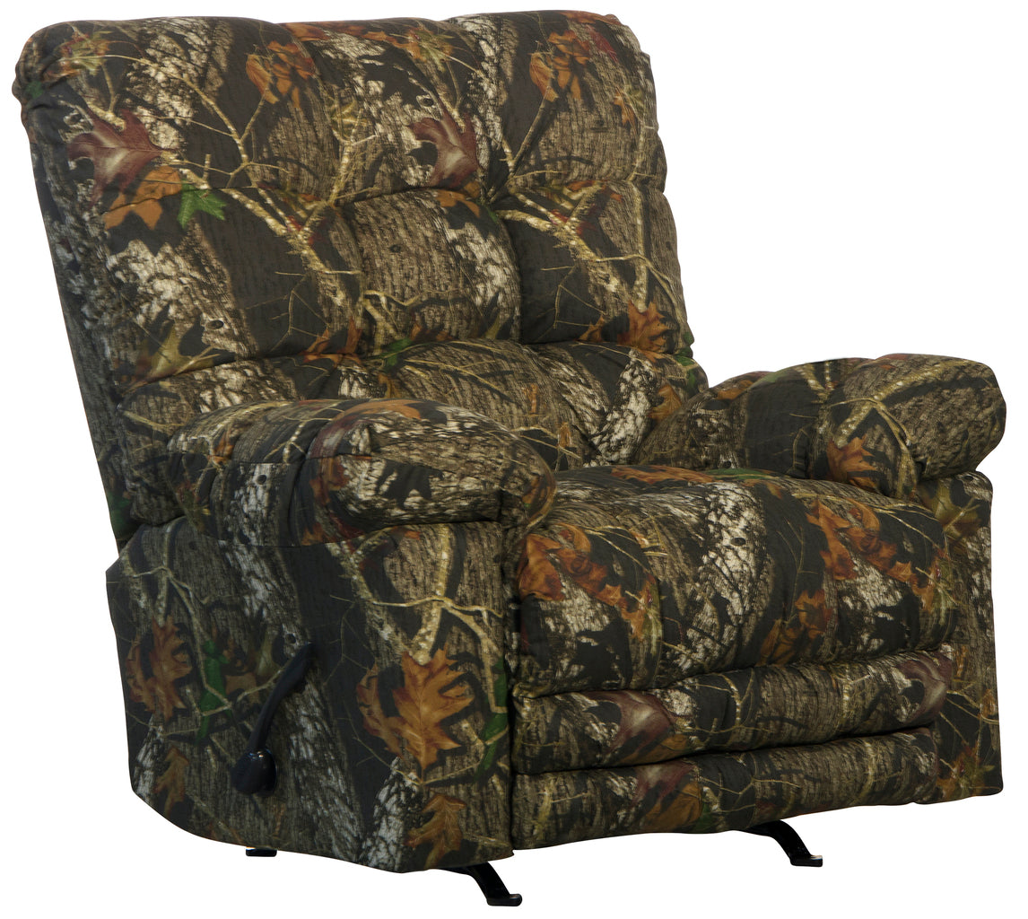 Cloud Nine Mossy Oak Break Up Chaise Rocker Recliner In Oak by Catnapper