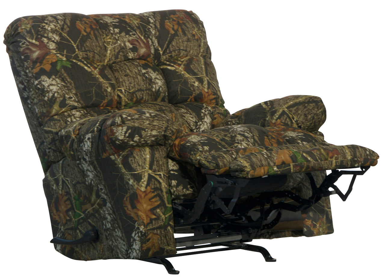 Cloud Nine Mossy Oak Break Up Chaise Rocker Recliner In Oak by Catnapper