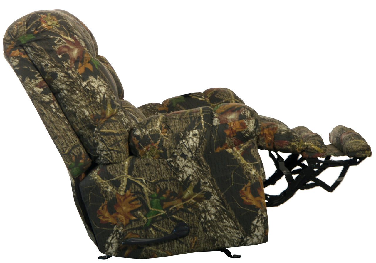 Cloud Nine Mossy Oak Break Up Chaise Rocker Recliner In Oak by Catnapper