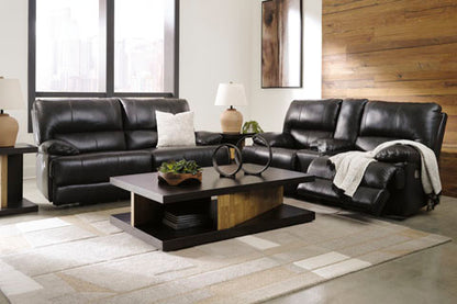 Mountainous Eclipse Power Reclining Sofa and Loveseat Set