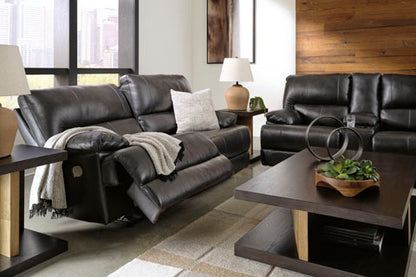 Mountainous Eclipse Power Reclining Sofa and Loveseat Set