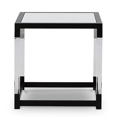 Nallynx Metallic Gray End Table