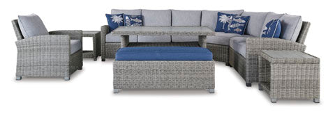 Naples Beach 4-Piece Outdoor Sectional Set