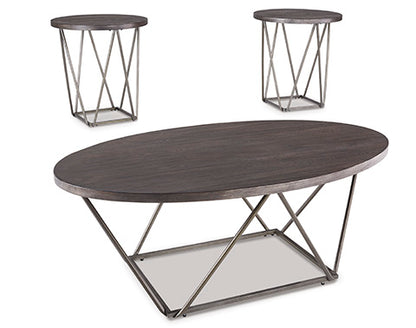 Neimhurst Dark Brown Coffee and End Tables