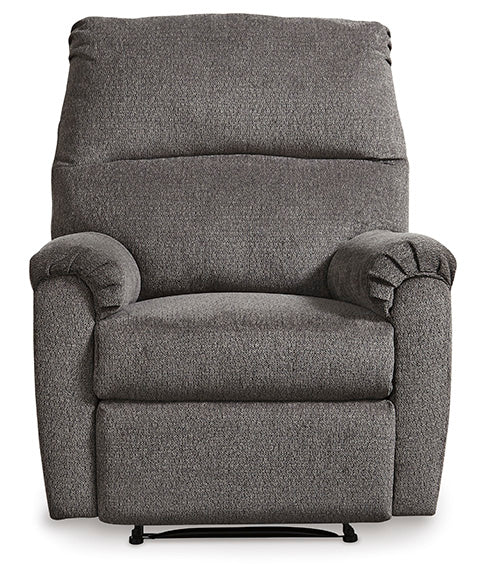 Nerviano Gray Zero Wall Recliner